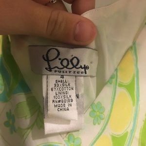Lilly Pulitzer white label dress